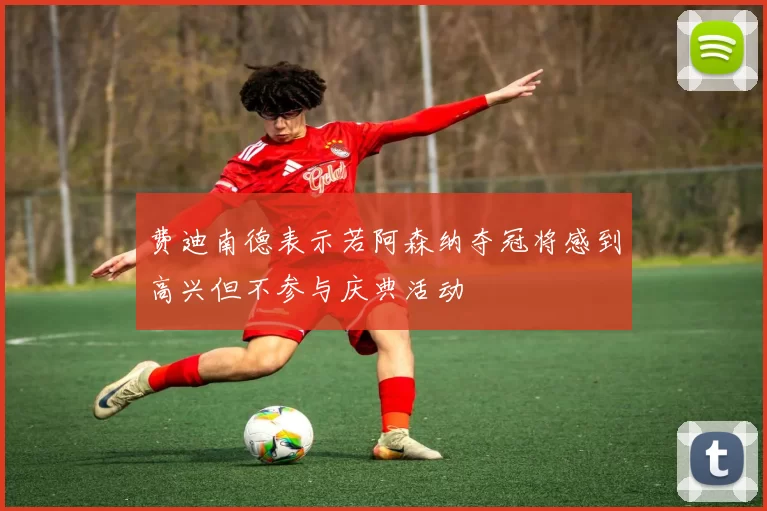 费迪南德表示若阿森纳夺冠将感到高兴但不参与庆典活动